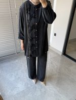 İpek Qupra Pantolonlu Takım