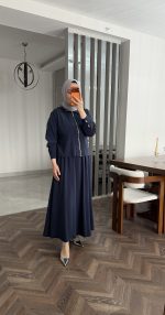 MAVİ İNCİ ETEKLİ TAKIM - Görsel 2