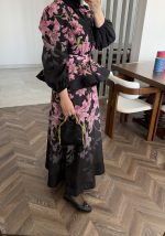 ÇİÇEK DESENLİ LİDYA ETEKLİ TAKIM